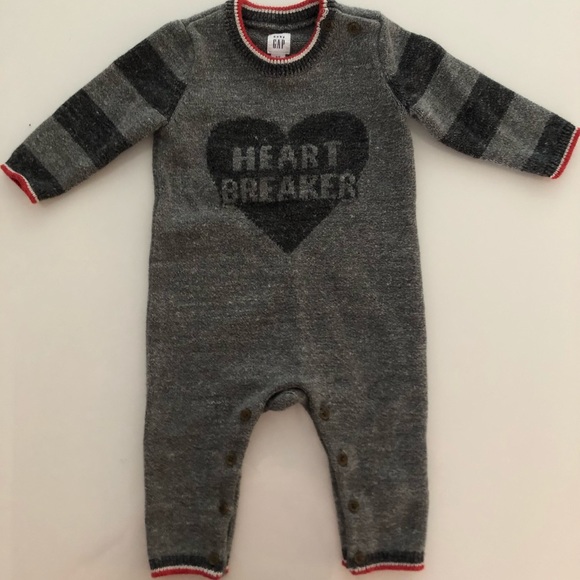BabyGap 6-12 months Heartbreaker sweater one piece - Picture 1 of 1